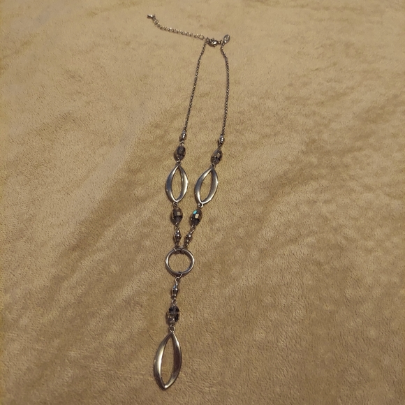 Lia Sophia Silver tone Statement Necklace - Picture 5 of 5